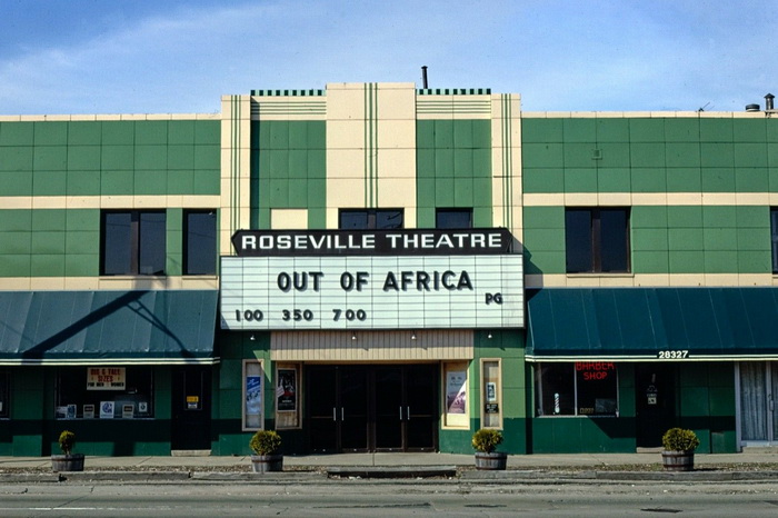 Roseville Theatre - John Margolies Photo From 1988